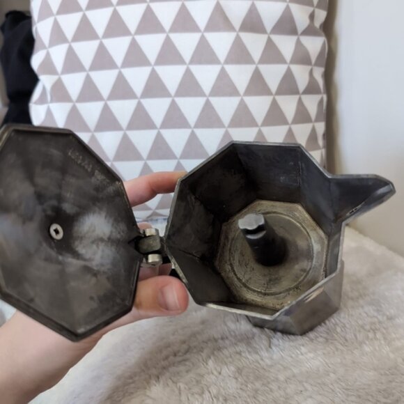 Vintage Alfonso Bialetti Camping Outdoor Utility The Moka Express Coffee Maker - Picture 4 of 10